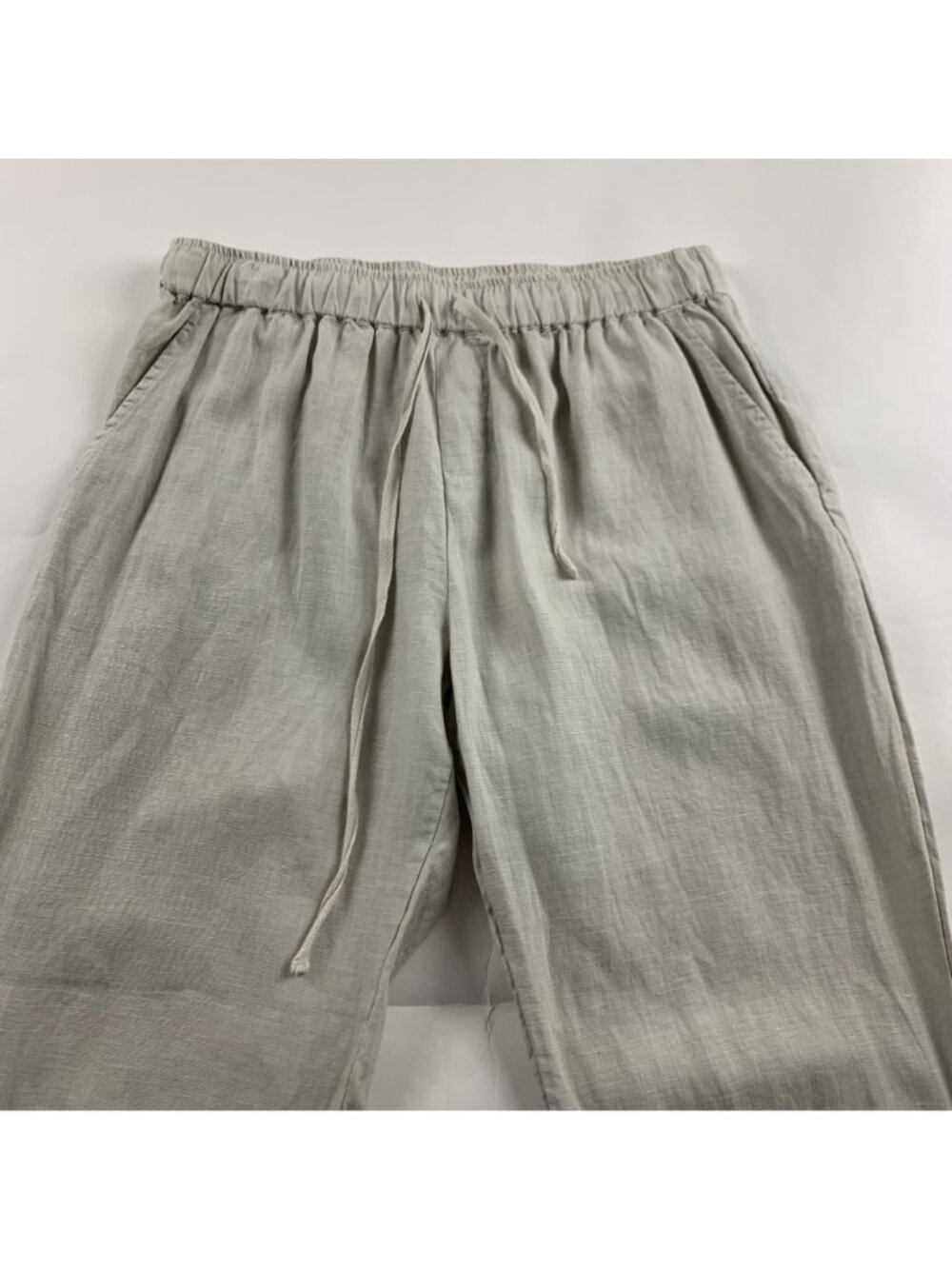 Johnny Was Flax Linen Pull On Jogger Pant M - Picture 2 of 7